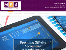 Tablet Screenshot of myprobookkeepers.com